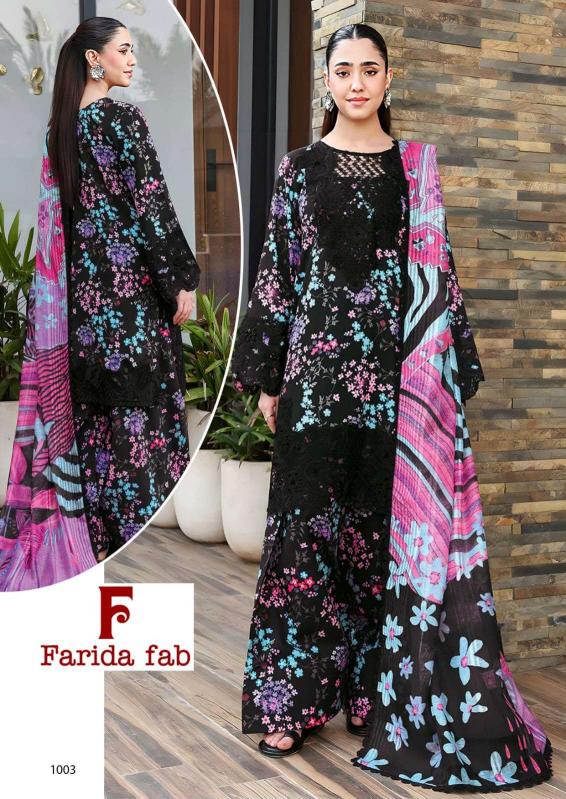 Farida fab queens court pakistani suits manufacturer